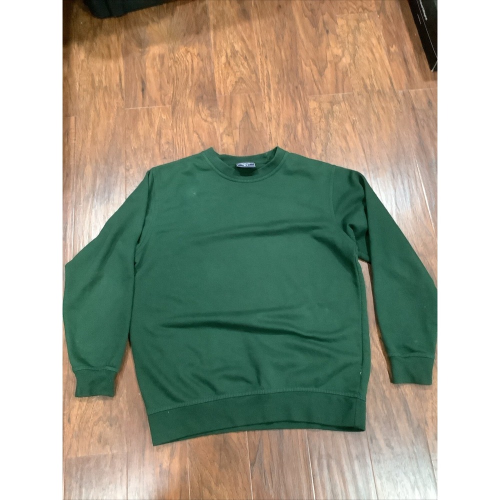 American Legend Originals Mens Green Pullover Sweater Crew Neck Size Small